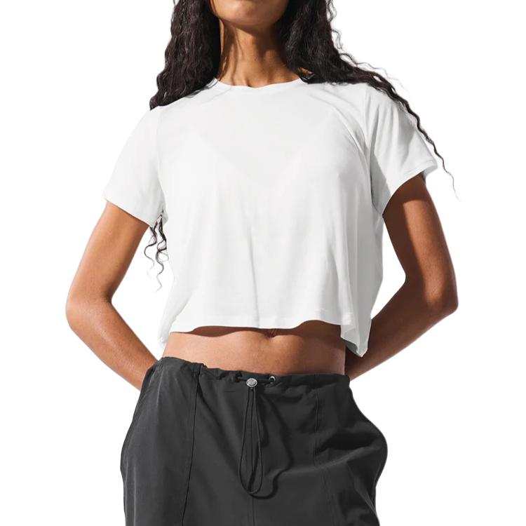 Alo Yoga T Shirts Women's Crew Neck Moderate