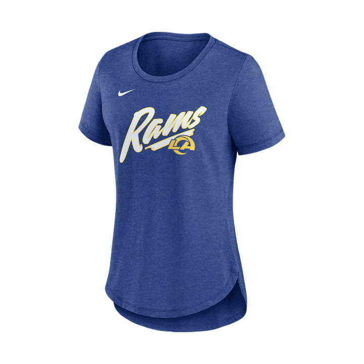 Nike Nike NFL T Shirts Women's Blue Crew Neck Moderate