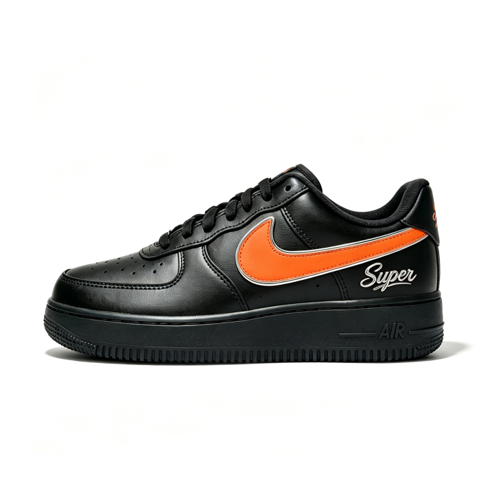 Nike Nike Air Force 1 Skateboard Shoes Unisex Low Top Orange