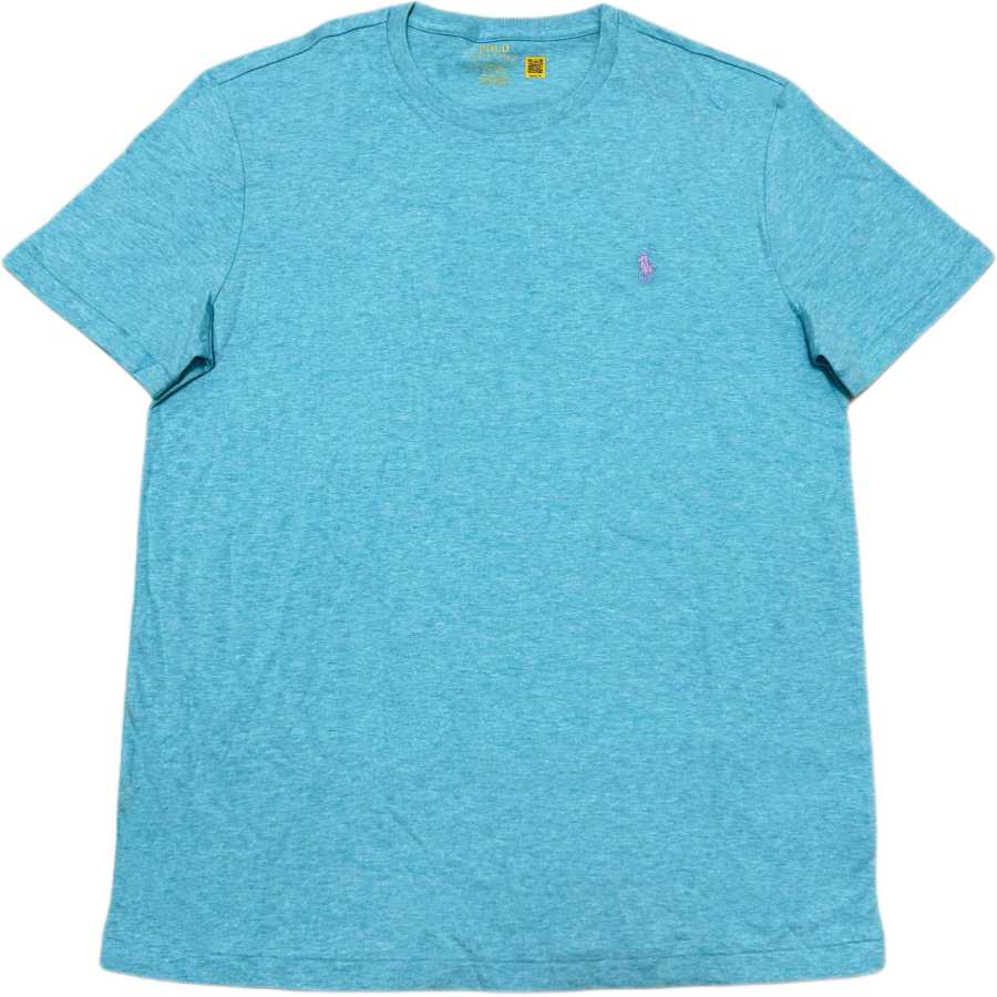 Polo Ralph Lauren T Shirts Men's Turquoise Crew Neck Moderate Other