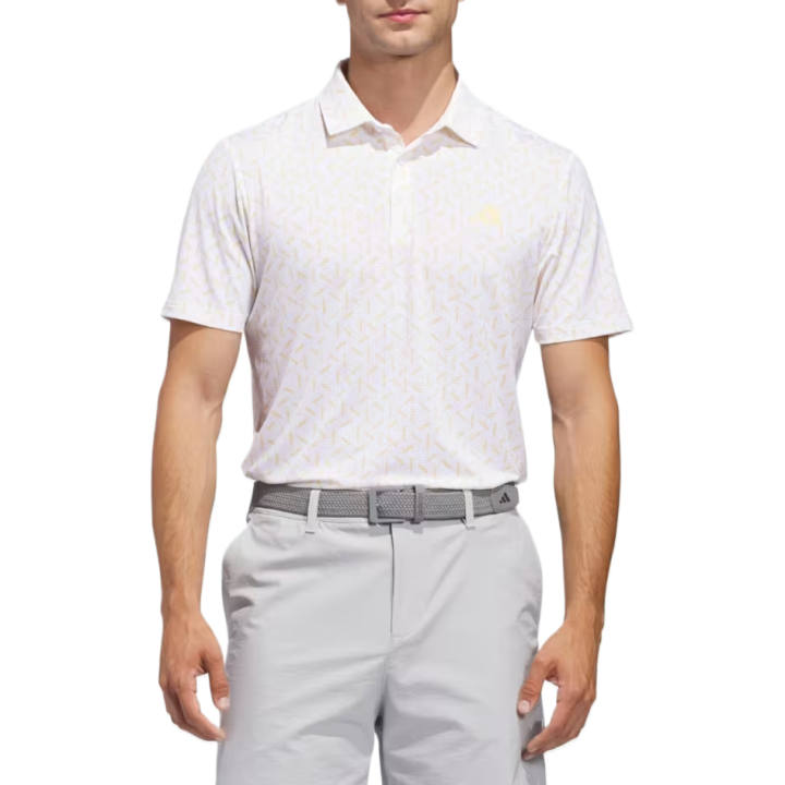 Adidas Adidas Ultimate365 Golf Clothing Men's Semi Ice Orange Polo Collar Moderate