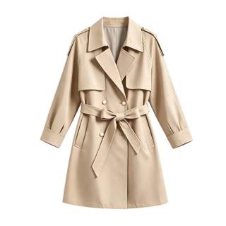 CPAURA Trench Coats Women's Moderate Straight Fit