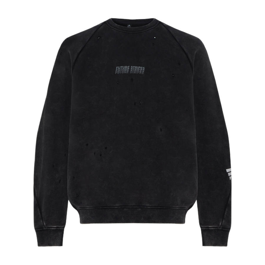 Adidas Adidas Sportswear Sweatshirts Men's Black Crew Neck Moderate