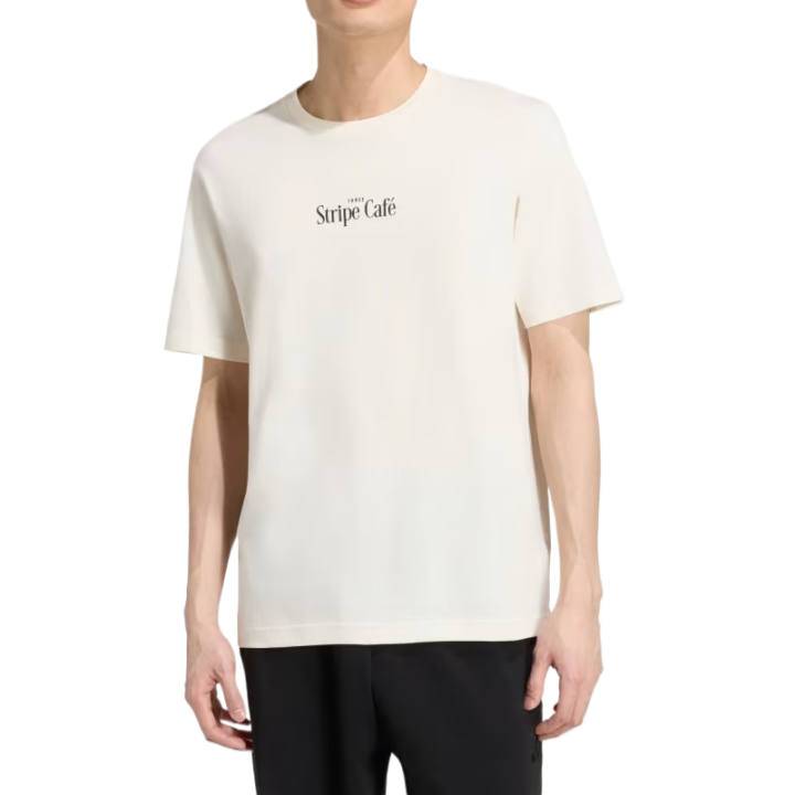 Adidas Adidas T Shirts Men's Ecru Crew Neck