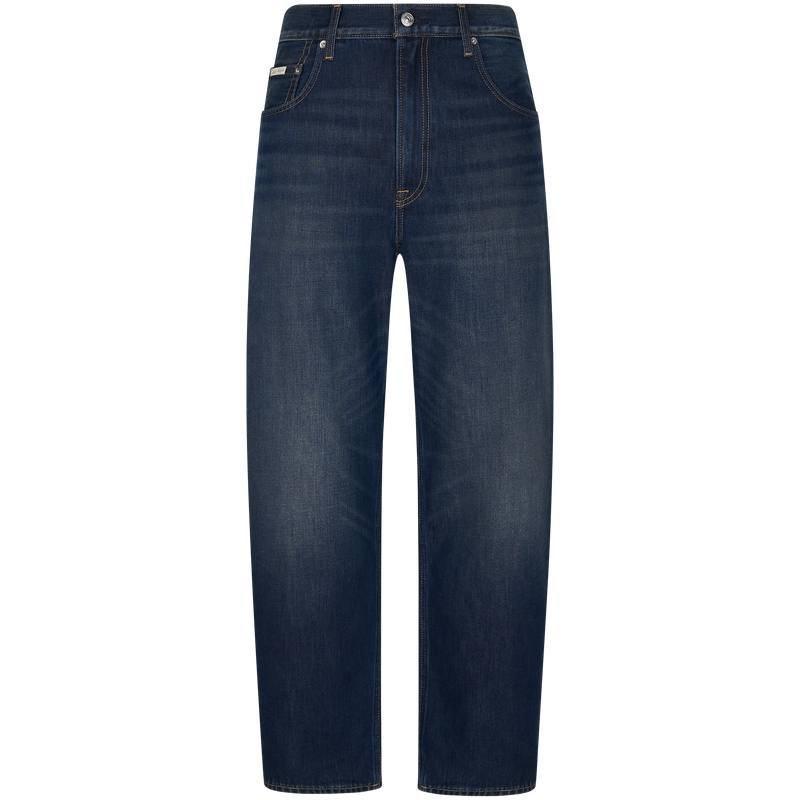 Calvin Klein Jeans Men's 8IH Denim Dark Blue Moderate Scimitar Pants