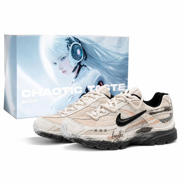 Nike Nike Initiator Running Shoes Unisex Low Top Beige/Pink