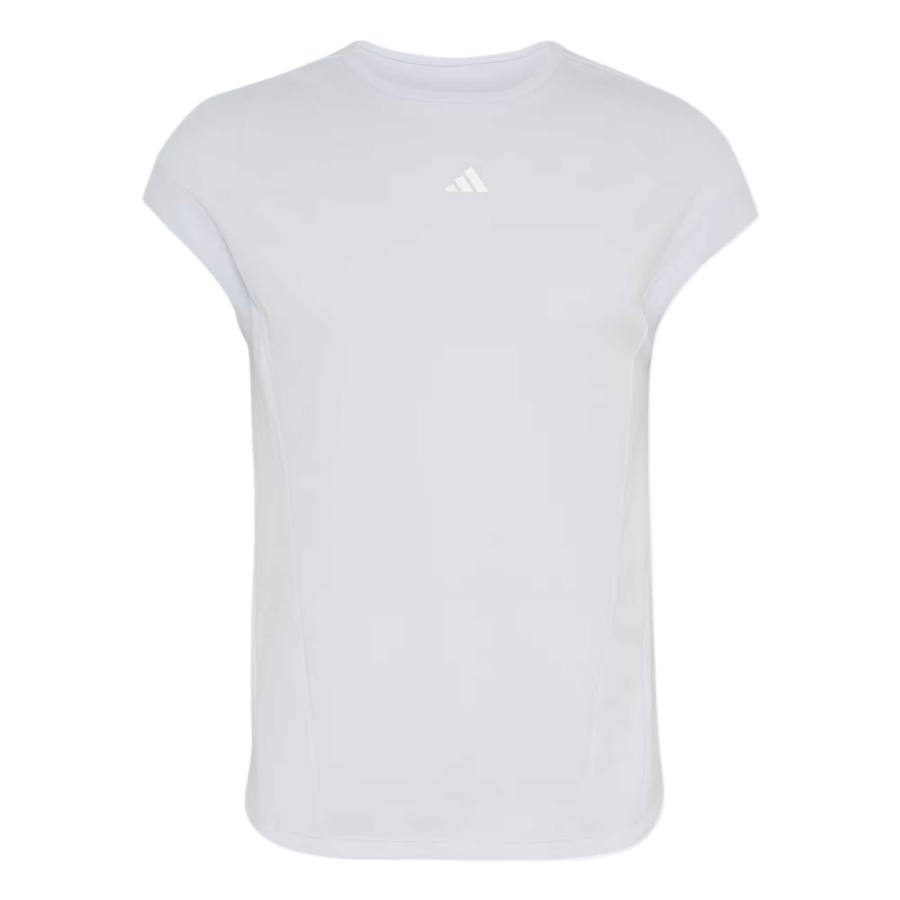 Adidas Adidas Performance Fitness Clothing Women's Frost Purple Crew Neck Moderate