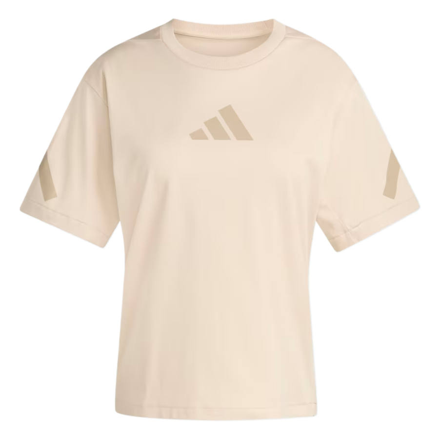 Adidas Adidas Z.N.E T Shirts Women's Crystal Linen Crew Neck Moderate