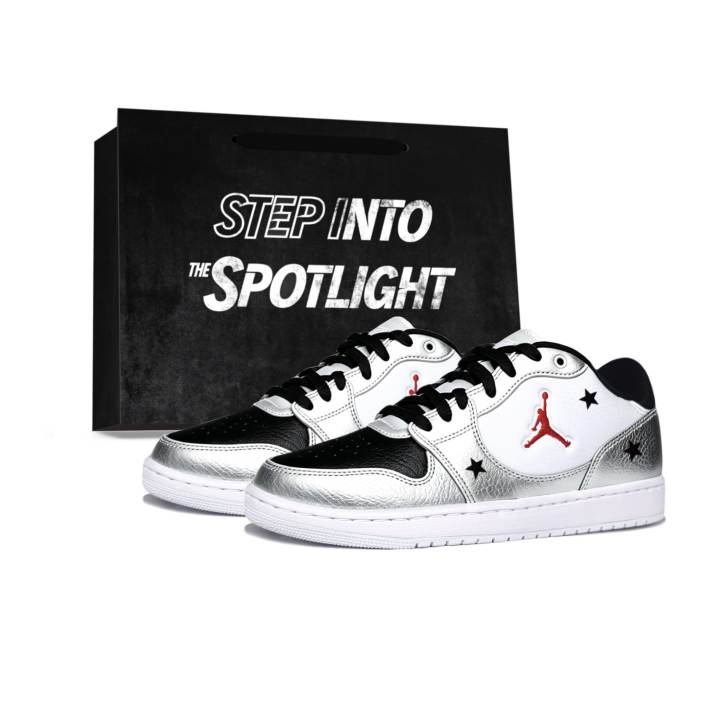 Jordan Jordan COURT CONNECT Skateboard Shoes Men's Low Top Silver