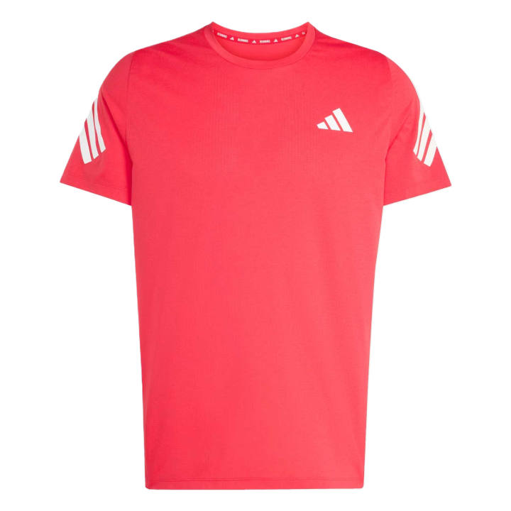 Adidas Adidas Running T Shirts Men's Pure Gemstone Red Crew Neck