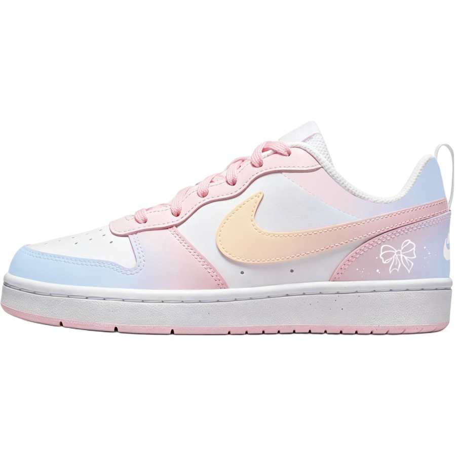 Nike Nike Court Borough Skateboard Shoes Women's Low Top Pink/Blue/Yellow/Purple