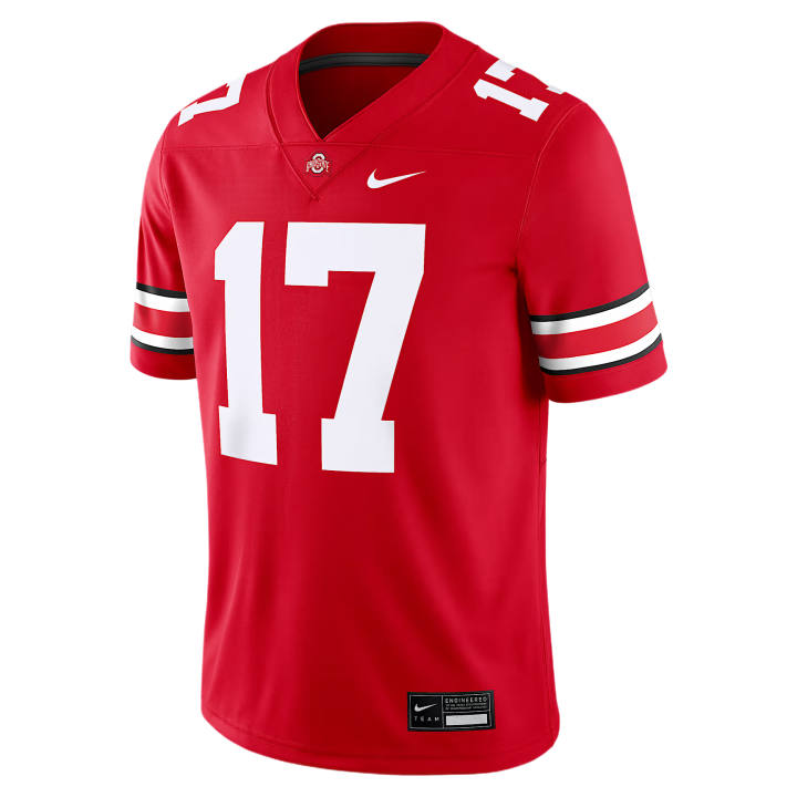 Nike Nike NFL Rugby Jerseys Men's Red V Neck Moderate