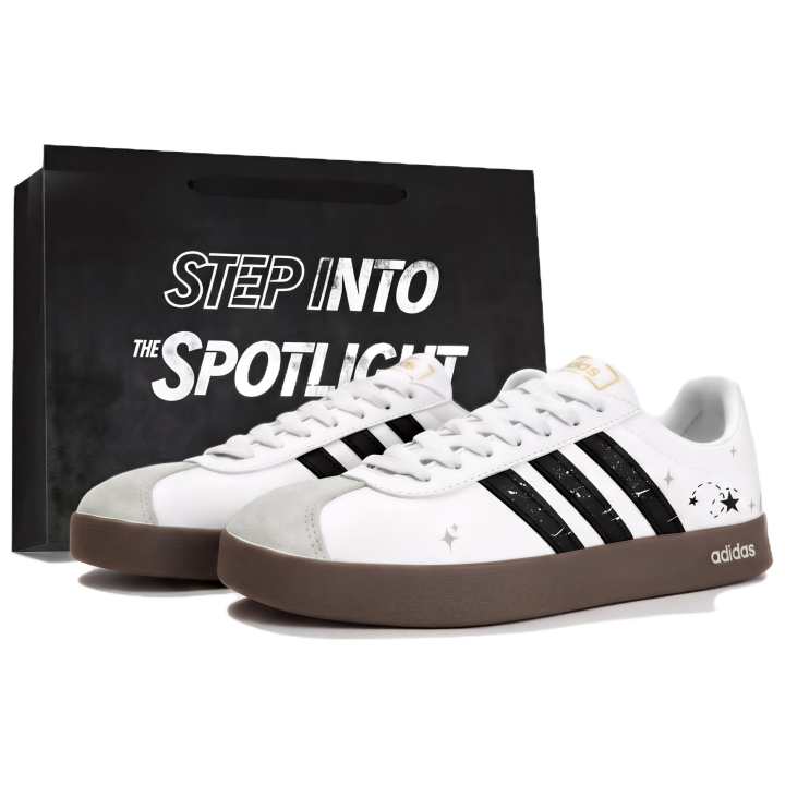 Adidas Adidas Vl Court Classic German Army Trainers Unisex Low Top Black
