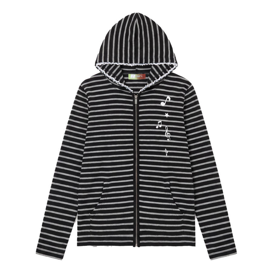 NSTNEW START Sweatshirts Women's Black Hooded Non Detachable Thin Straight Fit