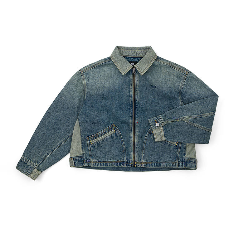 Lee Lee Denim Jackets Women's Medium Blue Lapel Moderate