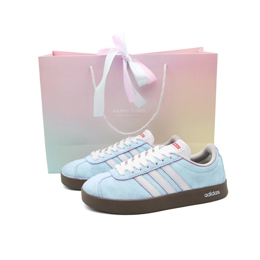 Adidas Neo Vl Court Classic Skateboard Shoes Unisex Low Top Blue/White