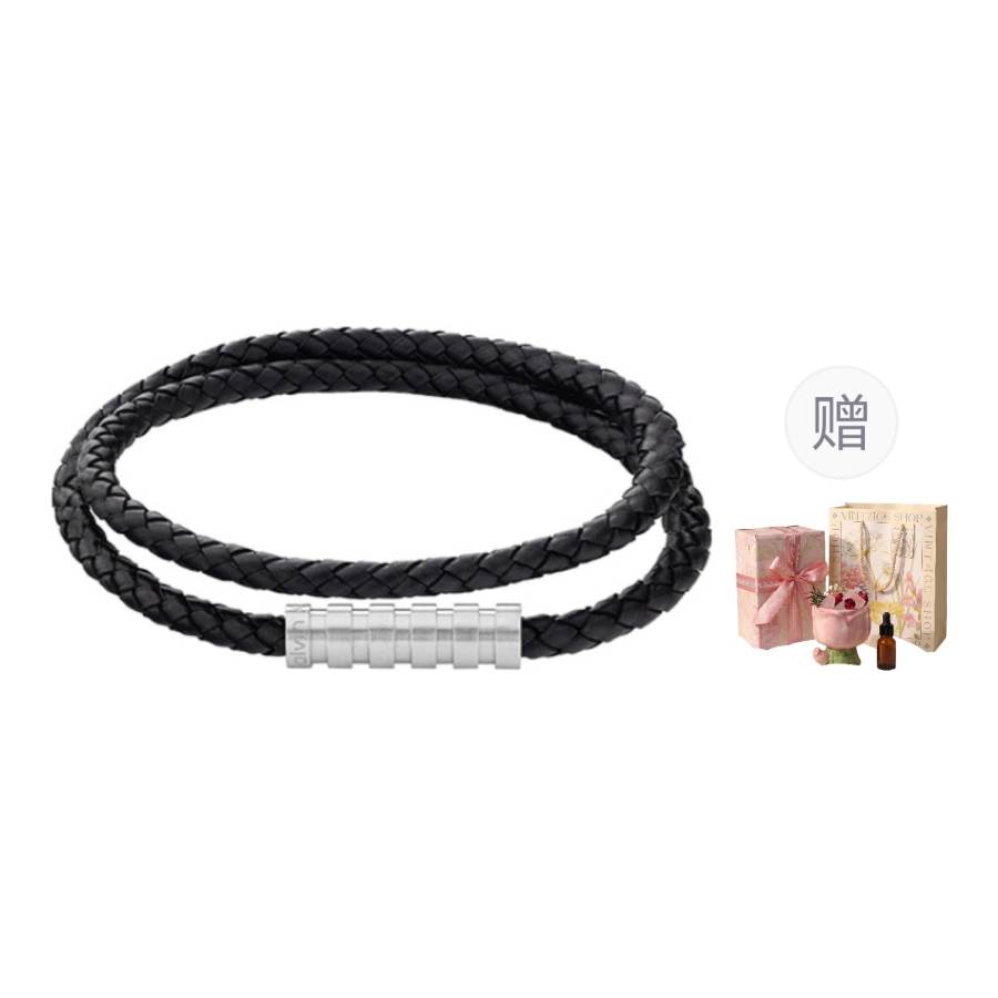CALVIN KLEIN Titanium Steel 316L Stainless Steel & Leather