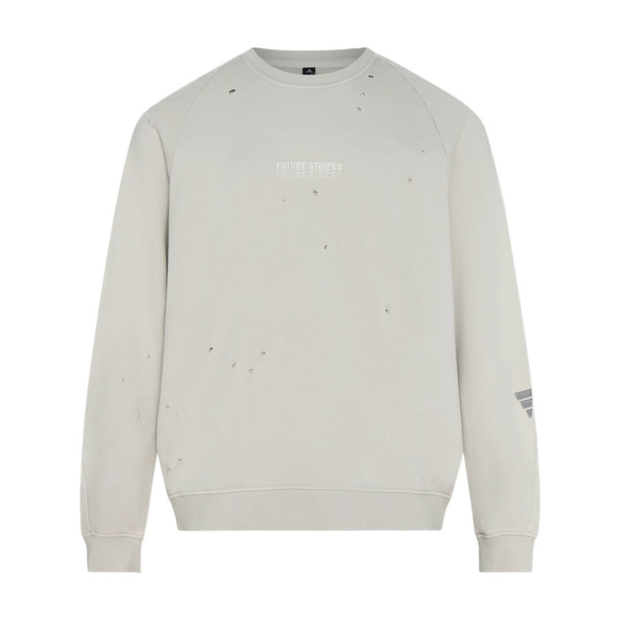 Adidas Adidas Sportswear Sweatshirts Men's Track Gray Crew Neck Moderate