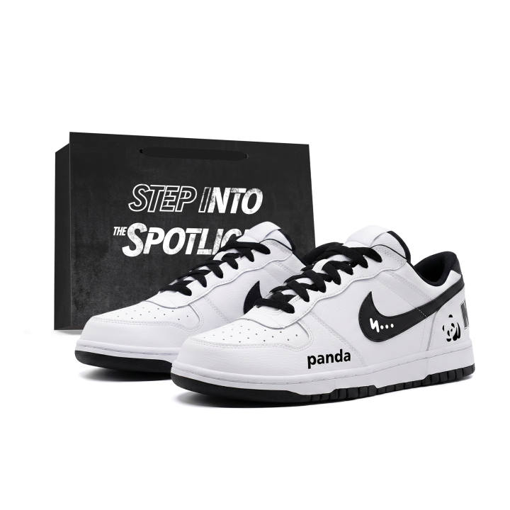 Nike Nike Big Skateboard Shoes Men's Low Top White/Black