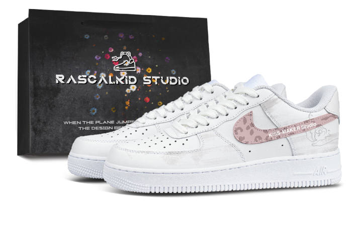 Nike Nike Air Force 1 Skateboard Shoes Unisex Low Top Pink