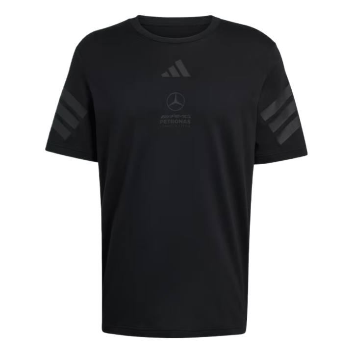 Adidas Adidas MERCEDES AMG T Shirts Men's Black Crew Neck Moderate