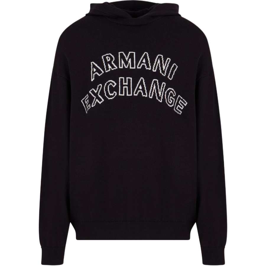 ARMANI EXCHANGE Logo intarsia Hoodie
