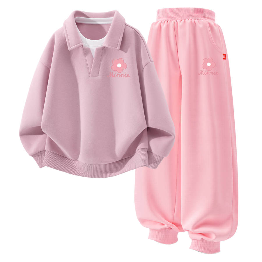 Disney Kids Casual Sportswear Polo Collar Moderate Stretch Breathable