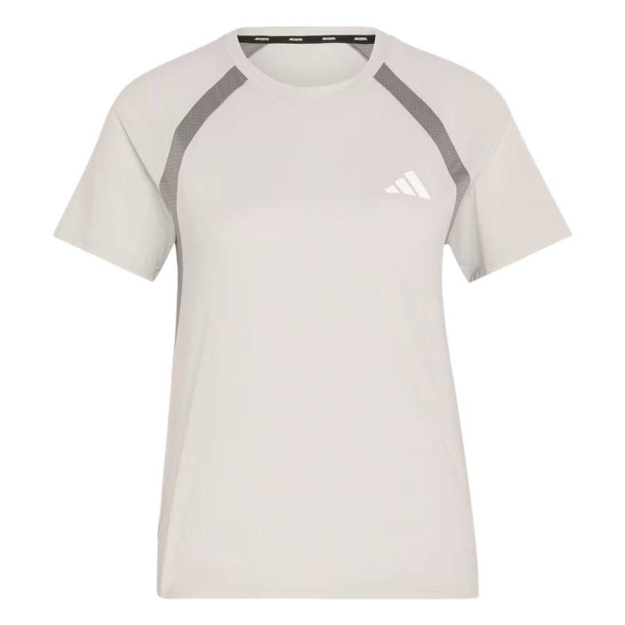 Adidas Adidas Running T Shirts Women's Gray One/Gray Three Crew Neck
