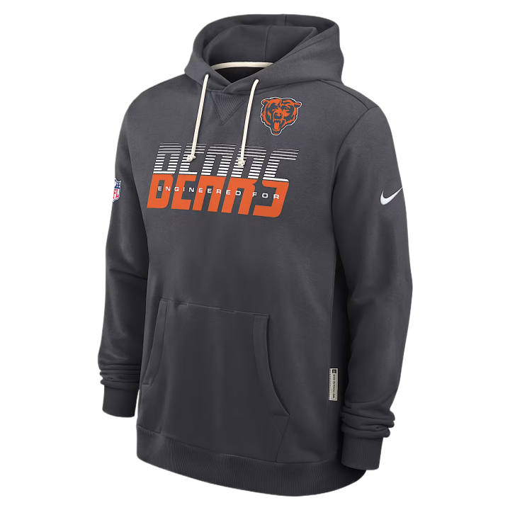 Nike Nike NFL Sweatshirts Men's Charcoal Hooded Non Detachable Moderate