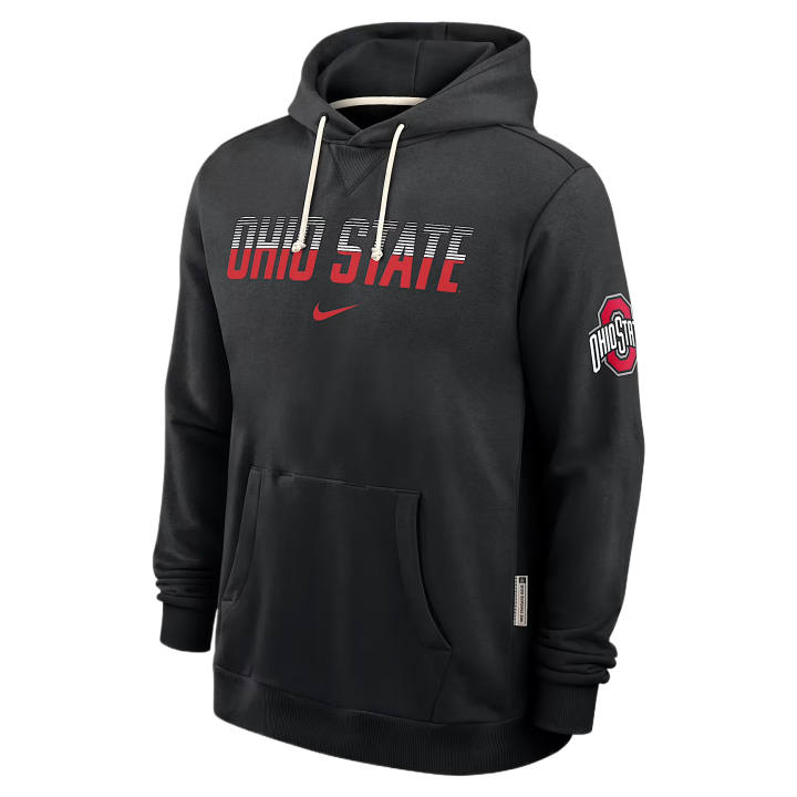 Nike Nike Dri Fit College Sweatshirts Men's Black Hooded Non Detachable Moderate