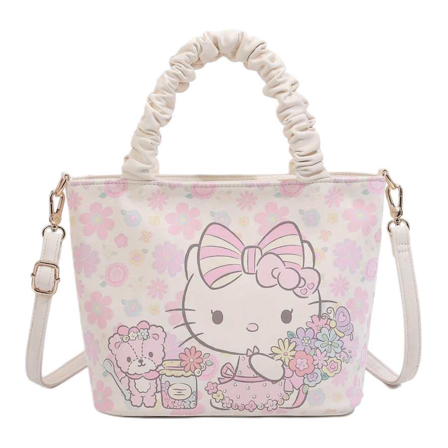 Sanrio Pu Handbag Regular Women's Ecru