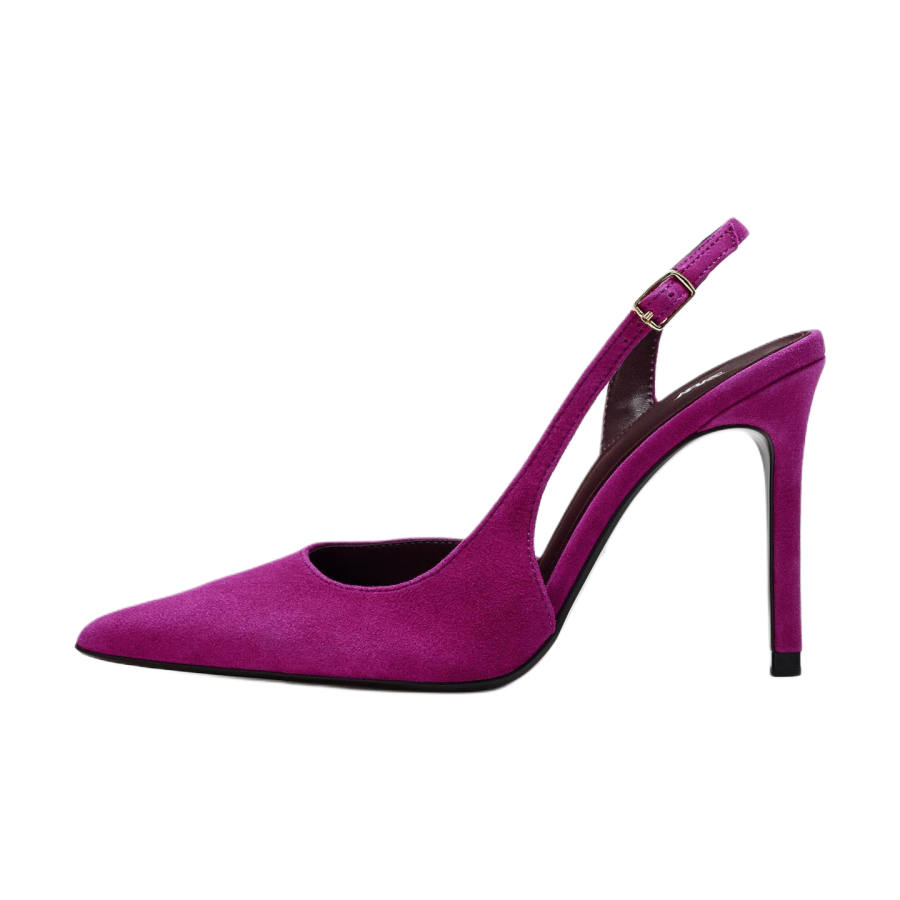 ZARA High Heels Women's Low Top Rose Red