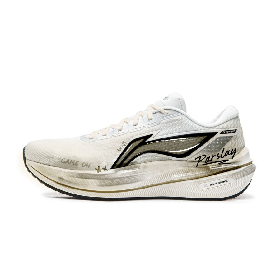 Li-Ning Li Ning Yueying 5 Running Shoes Men's Low Top White Brown