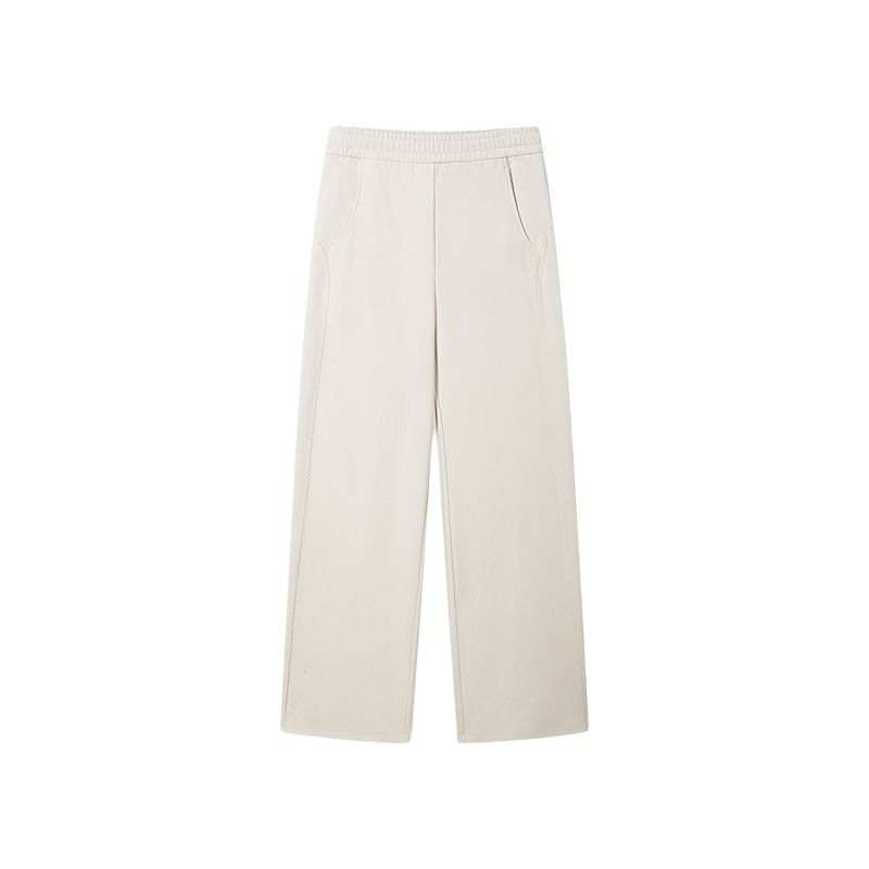 FILA WHITE Casual Pants Women's Beige Moderate