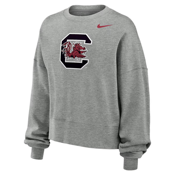 Nike Nike Sweatshirts Women's Gray Crew Neck Moderate