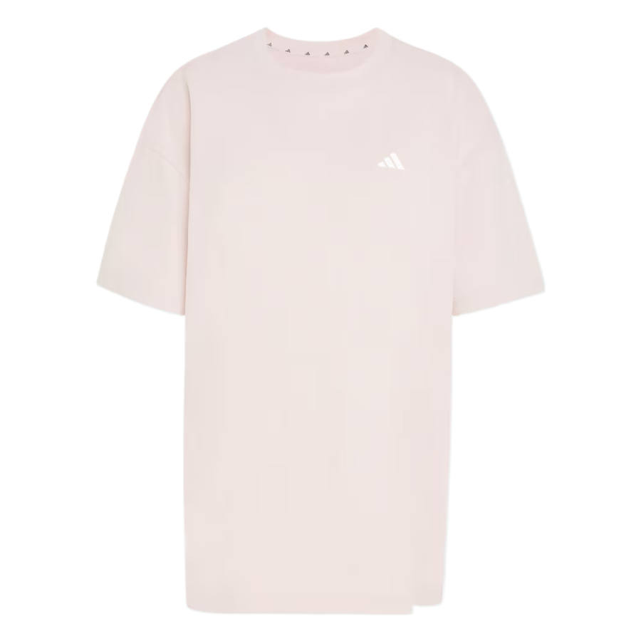 Adidas Adidas ESSENTIALS Fitness Clothing Women's Ice Purple Crew Neck Moderate