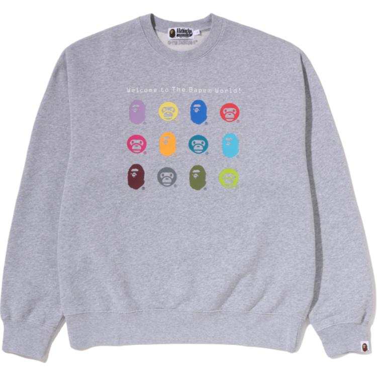 A BATHING APE FW26 Sweatshirts Unisex Crew Neck Moderate Other