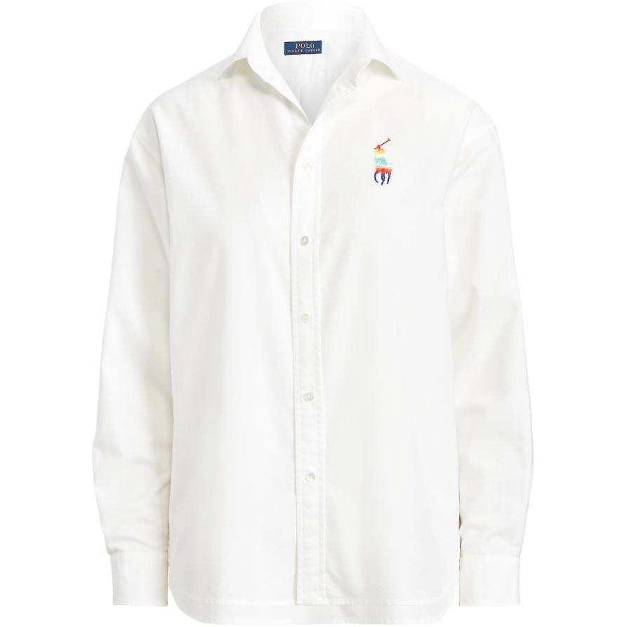 Polo Ralph Lauren Big Pony SS22 Shirt Women's White