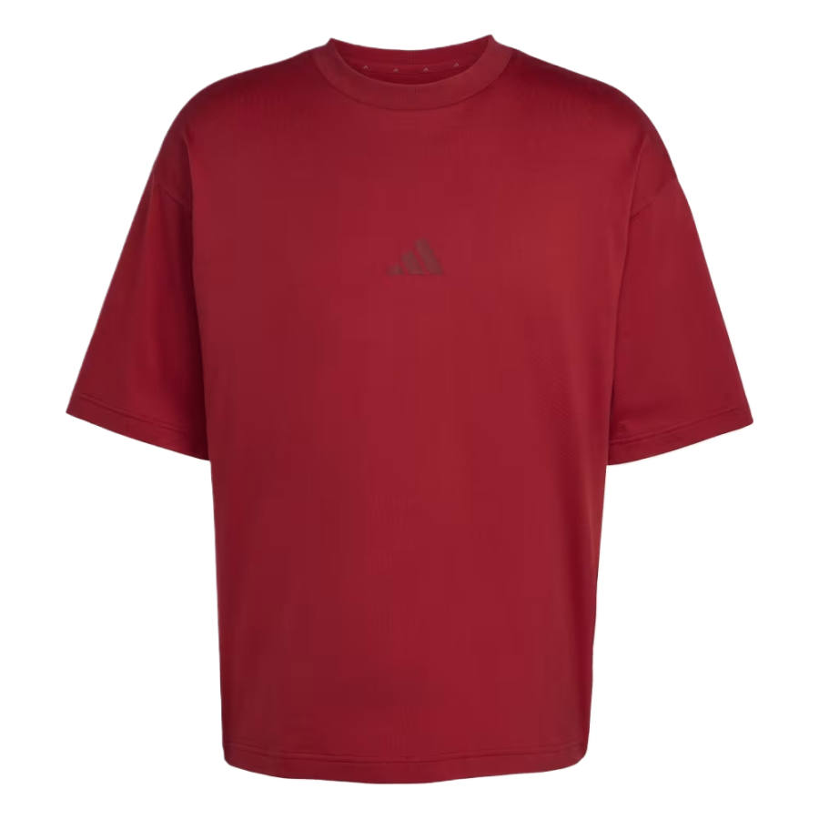 Adidas Adidas Future Icons T Shirts Men's Active Chestnut Crew Neck Moderate
