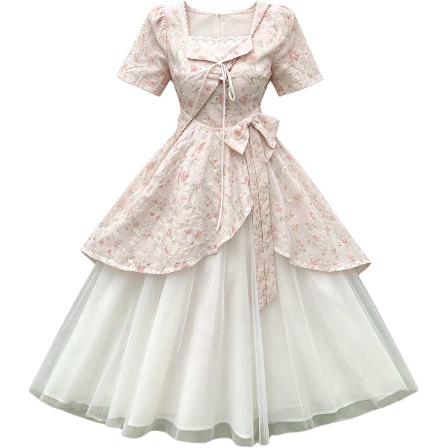 VENICEW Short Sleeved Dress Women's