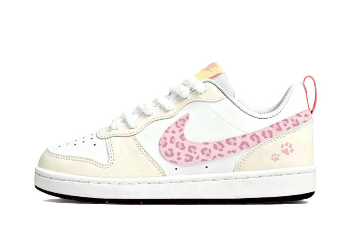 Nike Nike Court Borough 2 Skateboard Shoes Women's Low Top Yellow, Pink