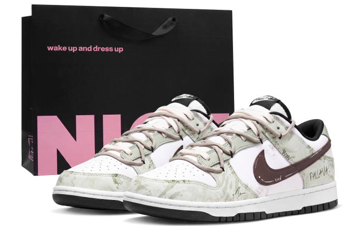 Nike Nike Dunk Skateboard Shoes Men's Low Top Cyan/Black/White
