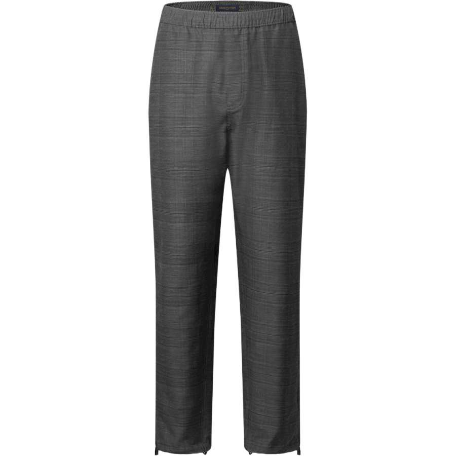LOUIS VUITTON Casual Pants Men's Gray Moderate Straight Fit Pants