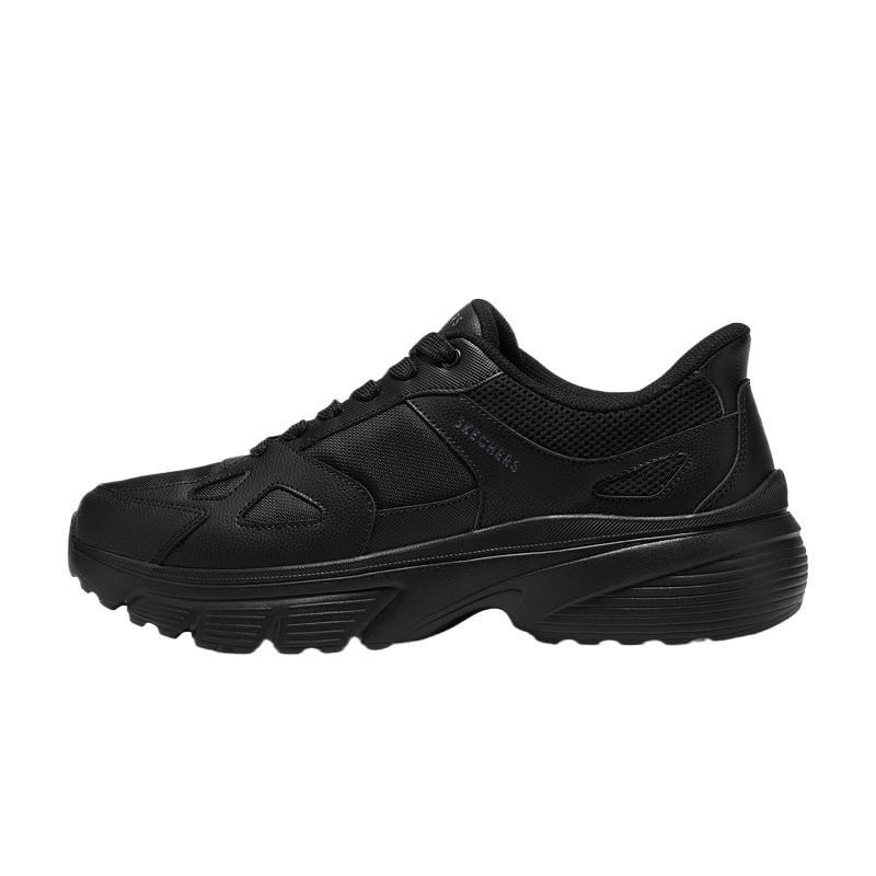 Skechers Street Chunky Sneakers Men's Low Top All Black