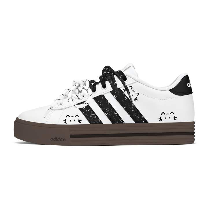 Adidas Adidas Daily 4.0 Skateboard Shoes Unisex Low Top White, Black, Brown, Multicolor