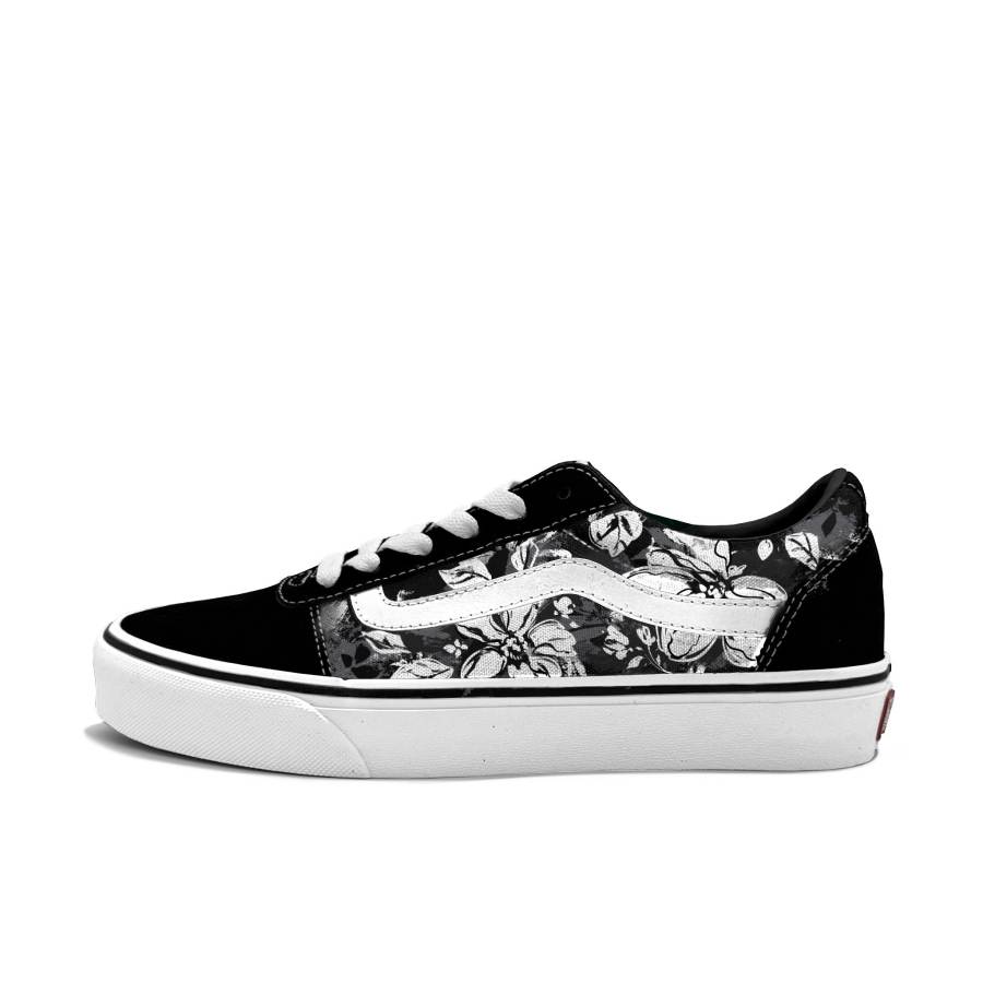 Vans Ward Skateboard Shoes Women's Low Top Black/White