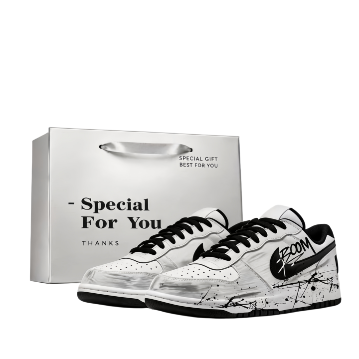 Nike Nike Big Skateboard Shoes Men's Low Top Black