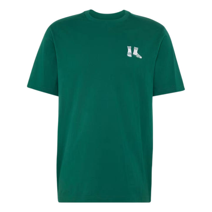 Adidas Adidas T Shirts Men's University Green Crew Neck