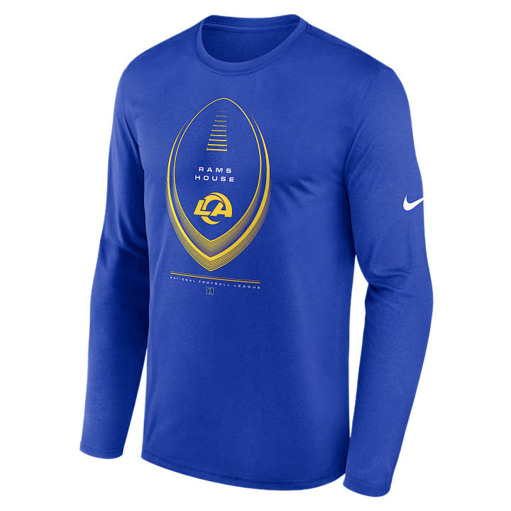 Nike Nike NFL T Shirts Men's Royal Crew Neck