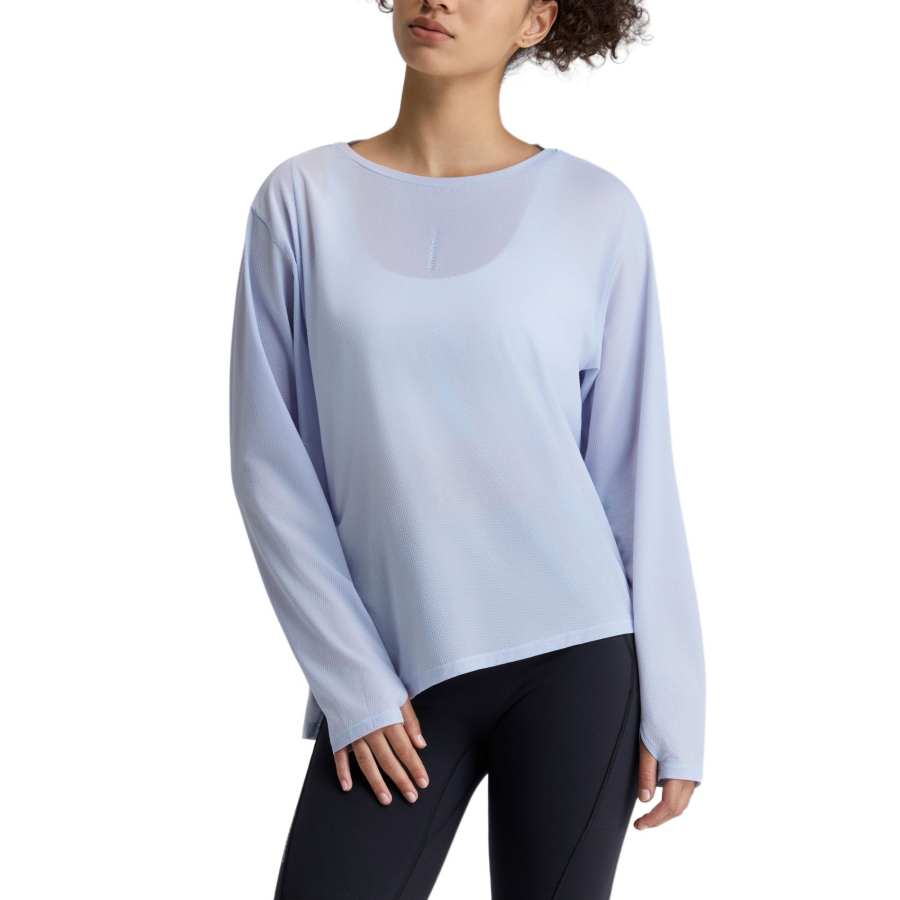SALOMON T Shirts Women's Blue Crew Neck Moderate